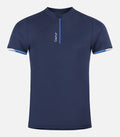 T-shirt demi-zip de trail - Homme - FARAUT 2 H Marine - packshot