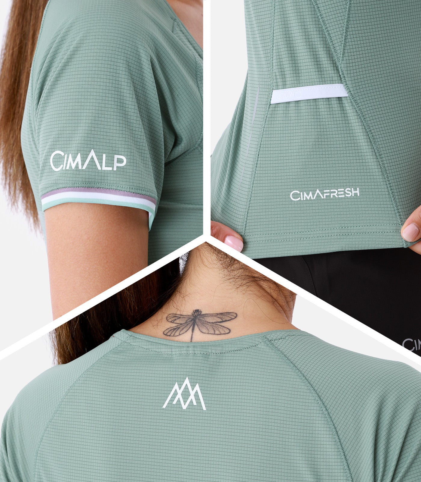 t-shirt da trekking donna Donna LA FRANCAISE