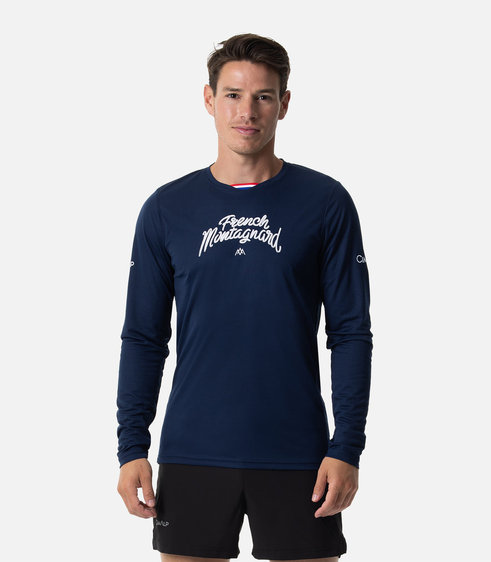 T.Shirt Trail Running Homme LE FRENCH MONTAGNARD LS H