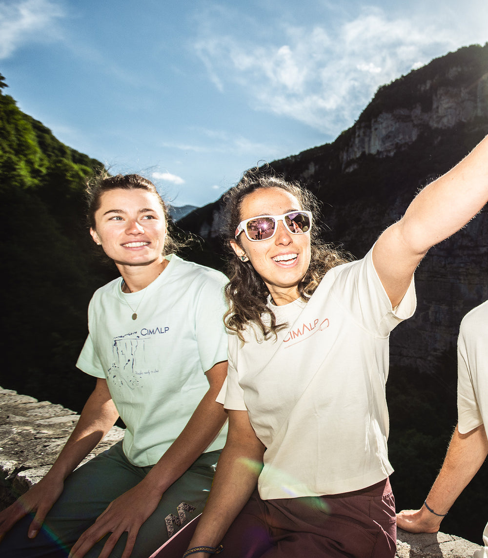 T.Shirt tutti gli sport di montagna Donna ROPE F