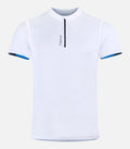T-shirt demi-zip de trail - Homme - FARAUT 2 H Blanc - packshot