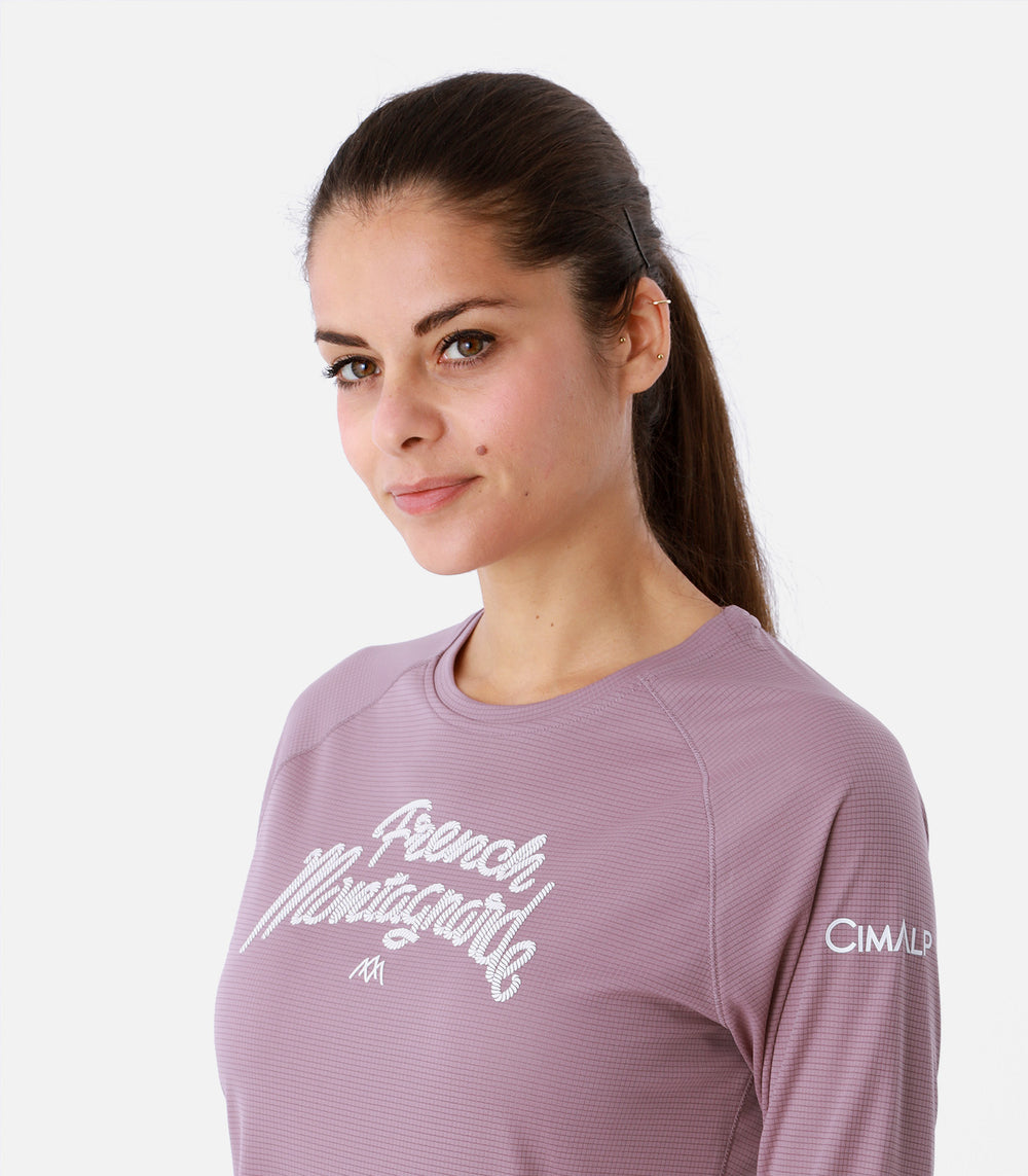Trail running T-shirt Women LA FRANCAISE LS