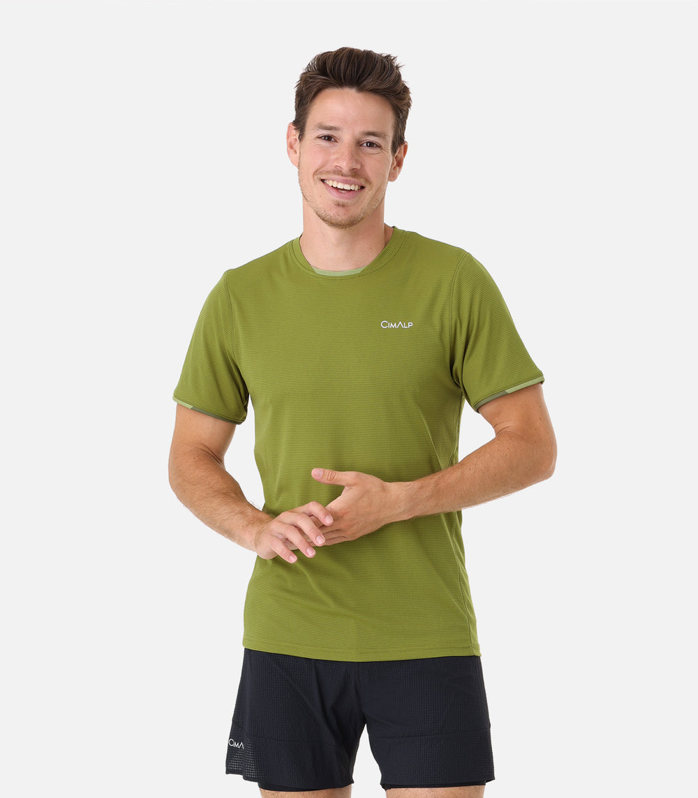 T.Shirt Trail Running Homme BAUGES 3 H