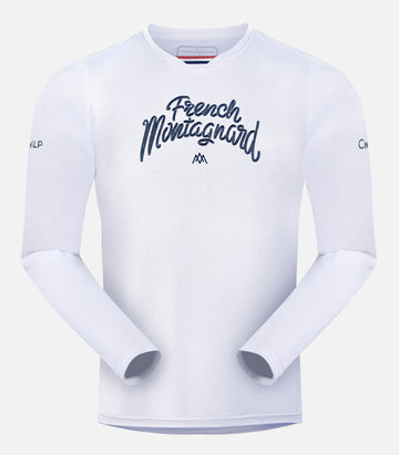 T-shirt a maniche lunghe comprimibile CimaFresh - Uomo - IL MONTANARO FRANCESE LS 2 H bianco - foto prodotto