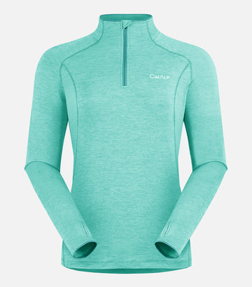 Camiseta térmica termorreguladora SmartWarm® - Mujer - GELAS F Turquesa - foto de producto