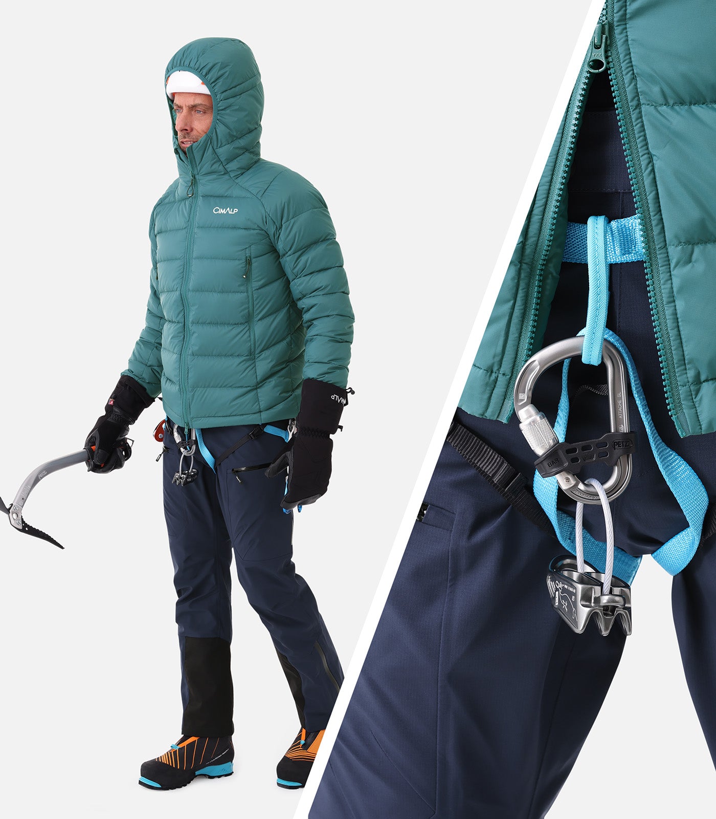 Piumini da Trekking e alpinismo uomo Uomo MERU 2 H