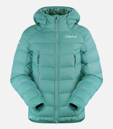 Warme, verstaubare Daunenjacke mit Daune – Damen – LORY 2 F Blau – Produktfoto