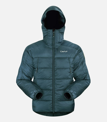 Plumífero de alpinismo de plumón ultracálido - Hombre - HIMALAYAN H verde - foto de producto