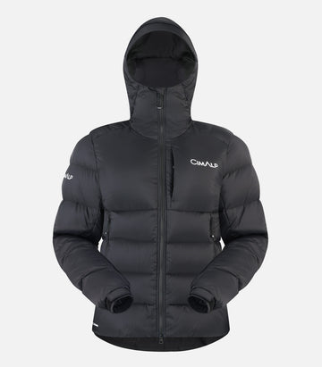 Ultrawarme Expeditions-Daunenjacke mit Daune – Damen – KHUMBU F Schwarz – Produktfoto