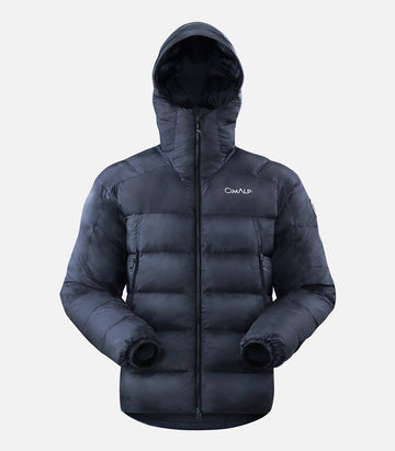 Plumífero de alpinismo de plumón ultracálido - Hombre - HIMALAYAN H azul marino - foto de producto