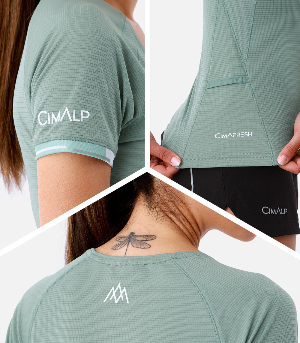 T-shirts trail running Femme GERMAN MONTAGNARD F