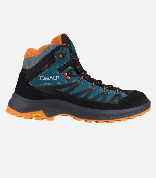 CAURA Zapatilla De Montaña Impermeable Con Suela Vibram | Azul Marino Talla 38 - Máximo Agarre Y Protección