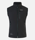 Wasserdichte, dreilagige Softshell-Weste – Herren – VISO 2 H Schwarz – Produktfoto