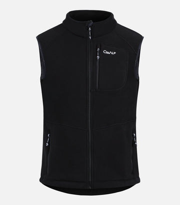 Gilet in pile caldo in THERMOPOLAR® 300 - Uomo - ICEBERG 6 H nero - foto prodotto