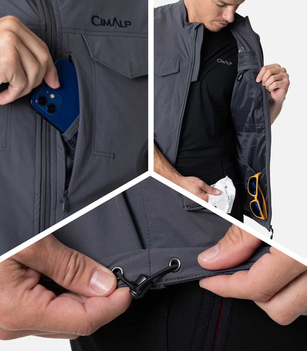 Vestes et gilets de randonnée sans manche Homme AYERS ROCK 3 H