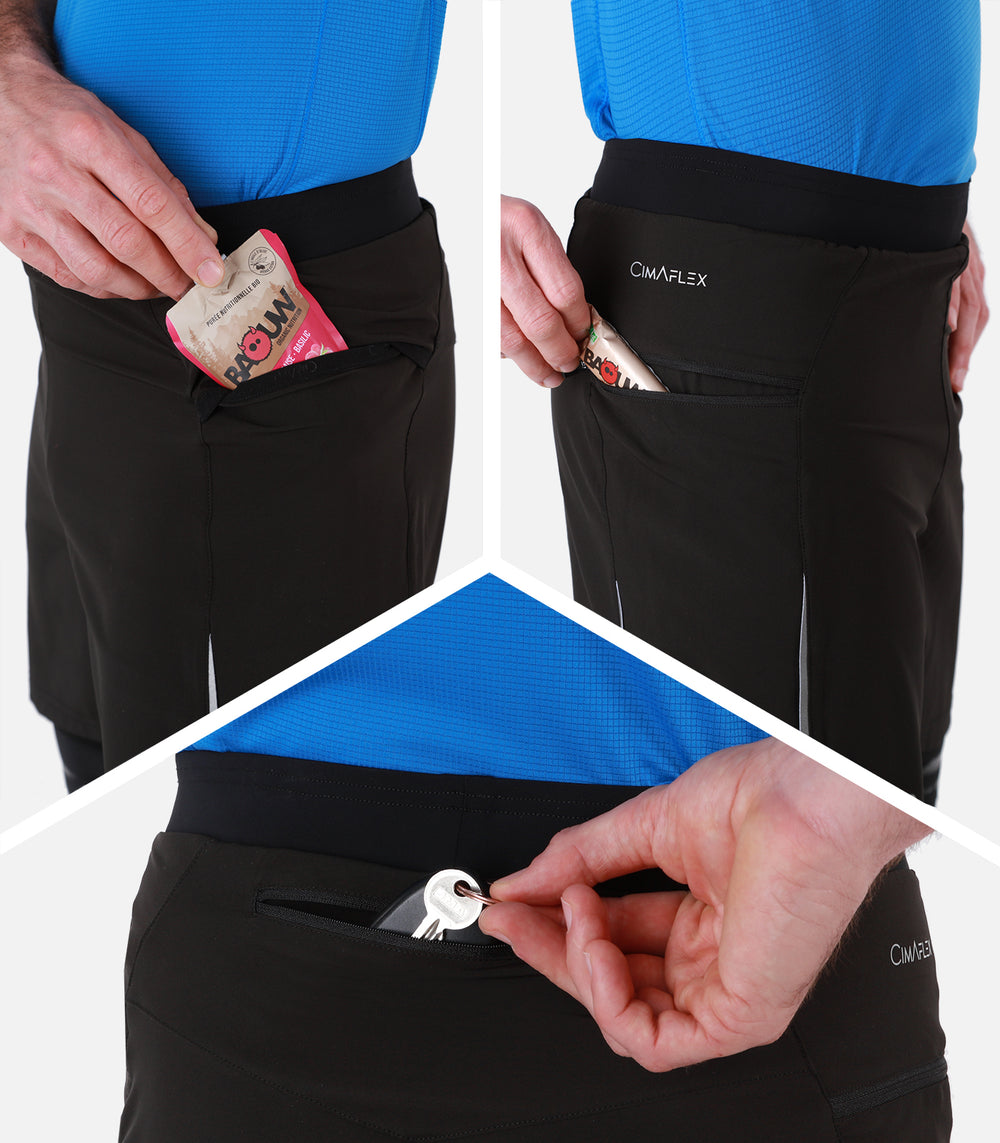 Shorts & Leggings für Trailrunning Herren TWIN SHORTS 5 H