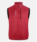 Men’s ultralight, packable windproof gilet - SKIN GILET 5 H Red - product photo