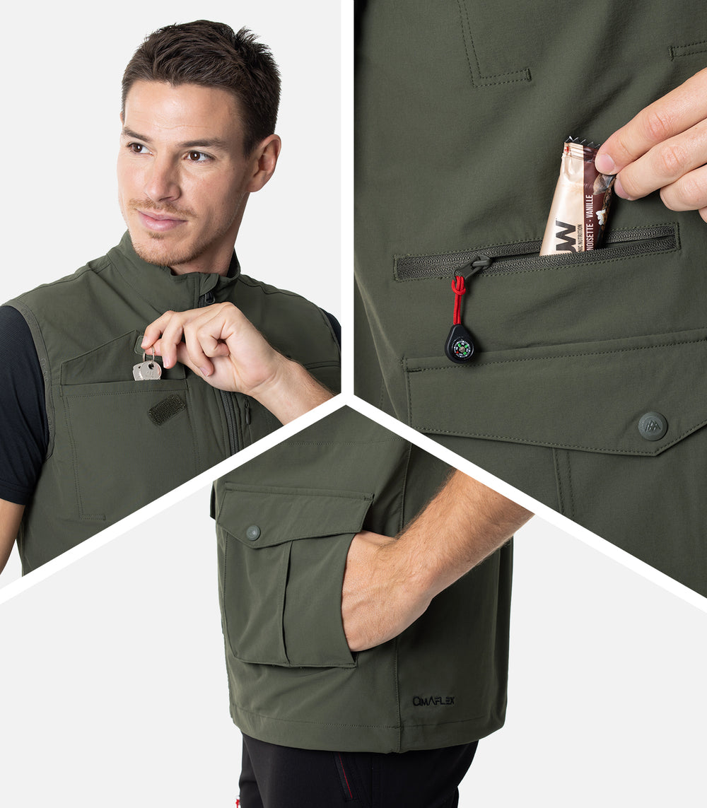 Vestes et gilets de randonnée sans manche Homme AYERS ROCK 3 H