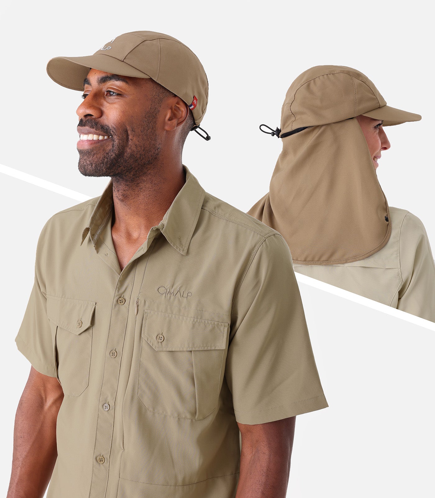 Saharan Anti-UV UPF50 Cap | NAMIB – Cimalp