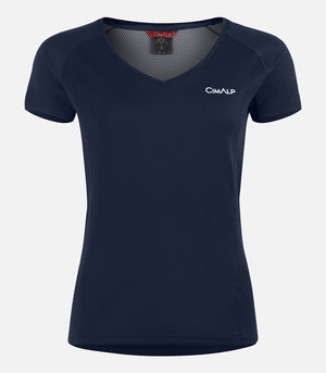 T-shirt multi-sports séchage rapide CimaDry - Femme - VENTURI 6 F Marine - packshot