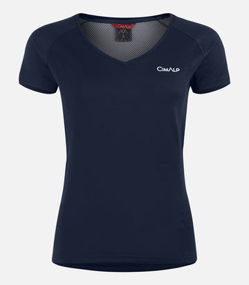 T-shirt multisport ad asciugatura rapida CimaDry - Donna - VENTURI 6 F blu navy - foto prodotto