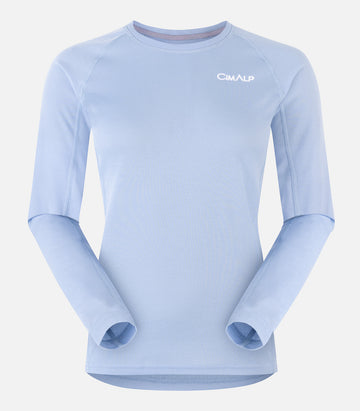 Thermounterwäsche mit CimaWarm® – Damen – WARM TOP 5 F Himmelblau – Produktfoto