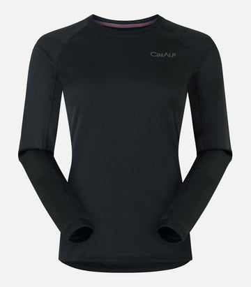 Thermounterwäsche mit CimaWarm® – Damen – WARM TOP 5 F Schwarz – Produktfoto