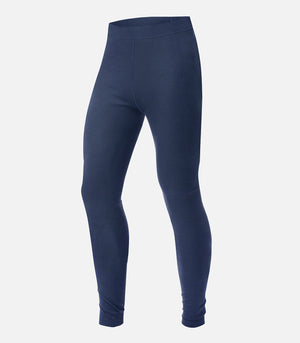 Men’s CimaWool® merino long johns for balanced warmth - WOOL PANT 150 H Navy - product image