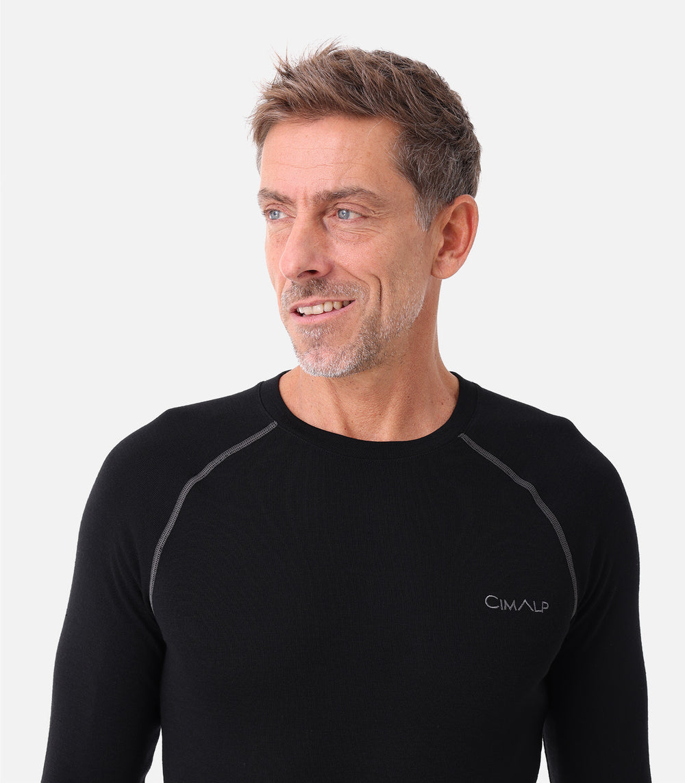 Thermal Base Layers Men WOOL TOP 200 H