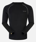 Base layer in merino CimaWool® - Uomo - WOOL TOP 200 H nero - packshot