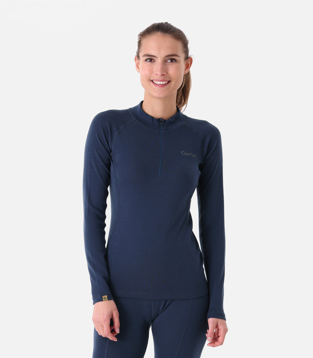 Thermal Base Layers Women WOOL ZIP 150 F