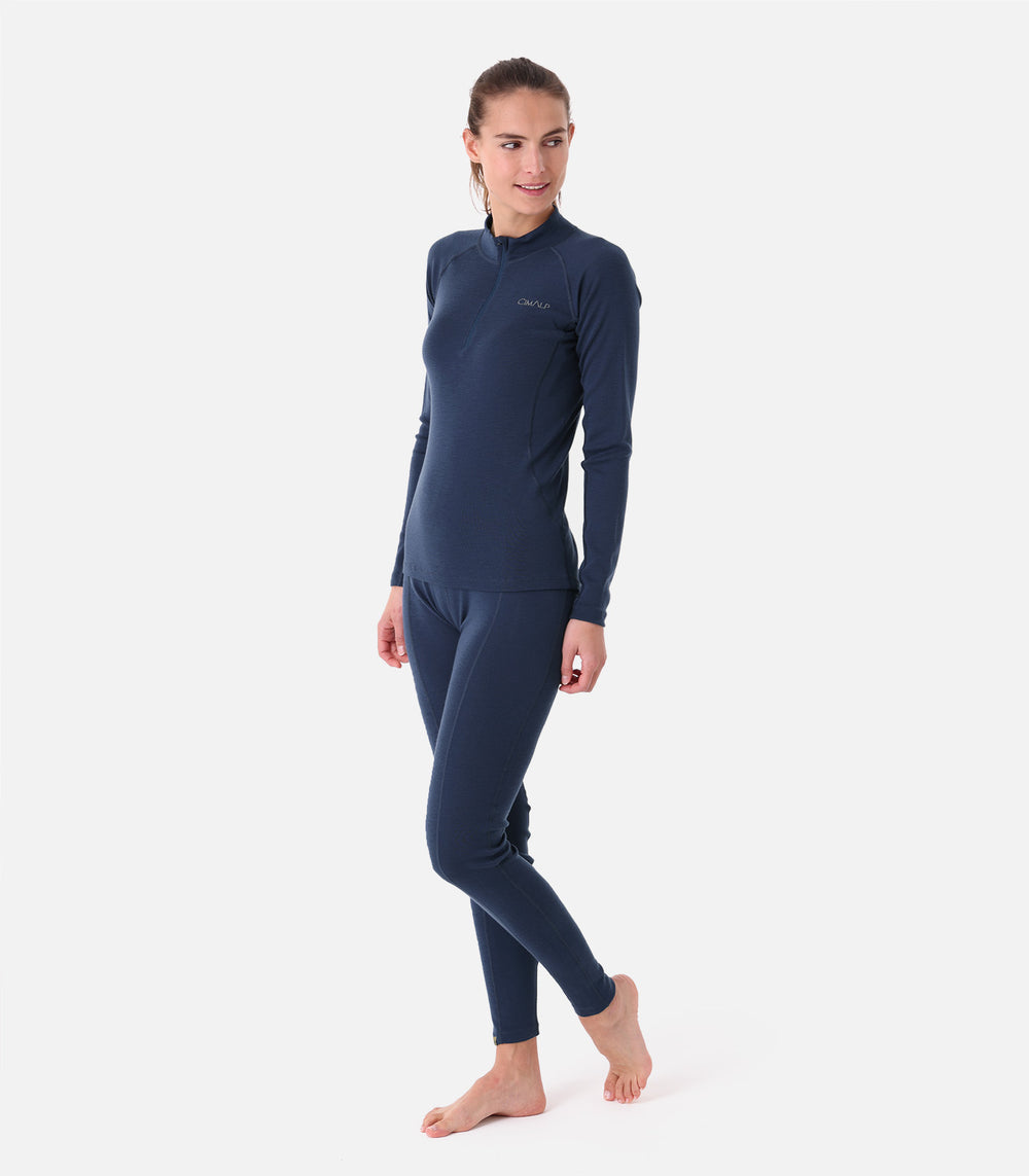 Thermal Base Layers Women WOOL ZIP 150 F