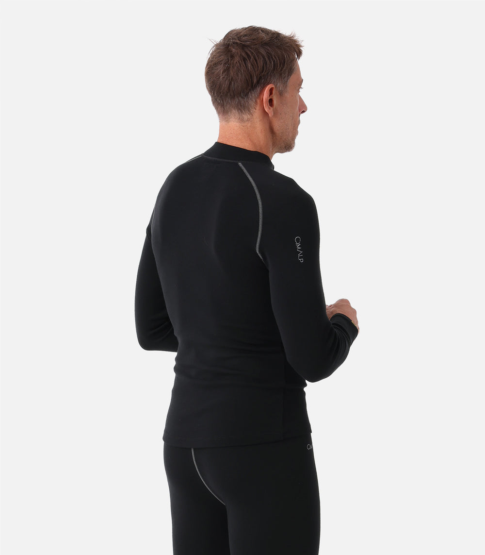 Thermal Base Layers Men WOOL ZIP 240 H