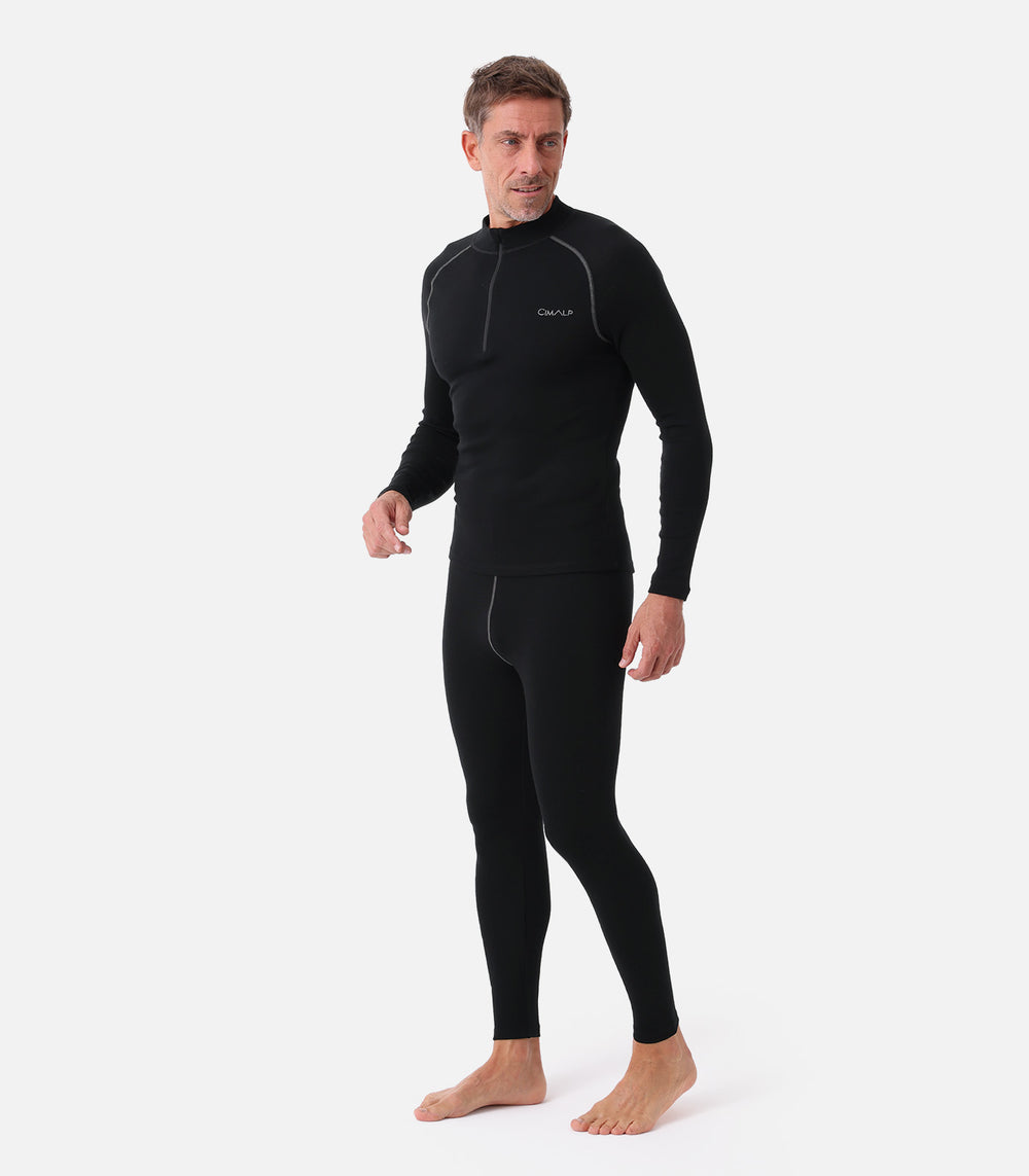 Thermal Base Layers Men WOOL ZIP 200 H
